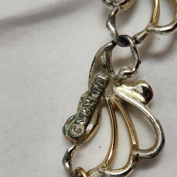 Sarah Coventry Frosted feather necklace 1961 17" - Picture 5 of 8